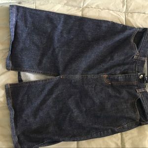 Knee length Gap stretch denim skirt