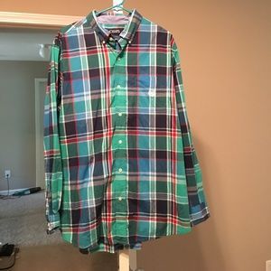 Plaid Chaps Button Down