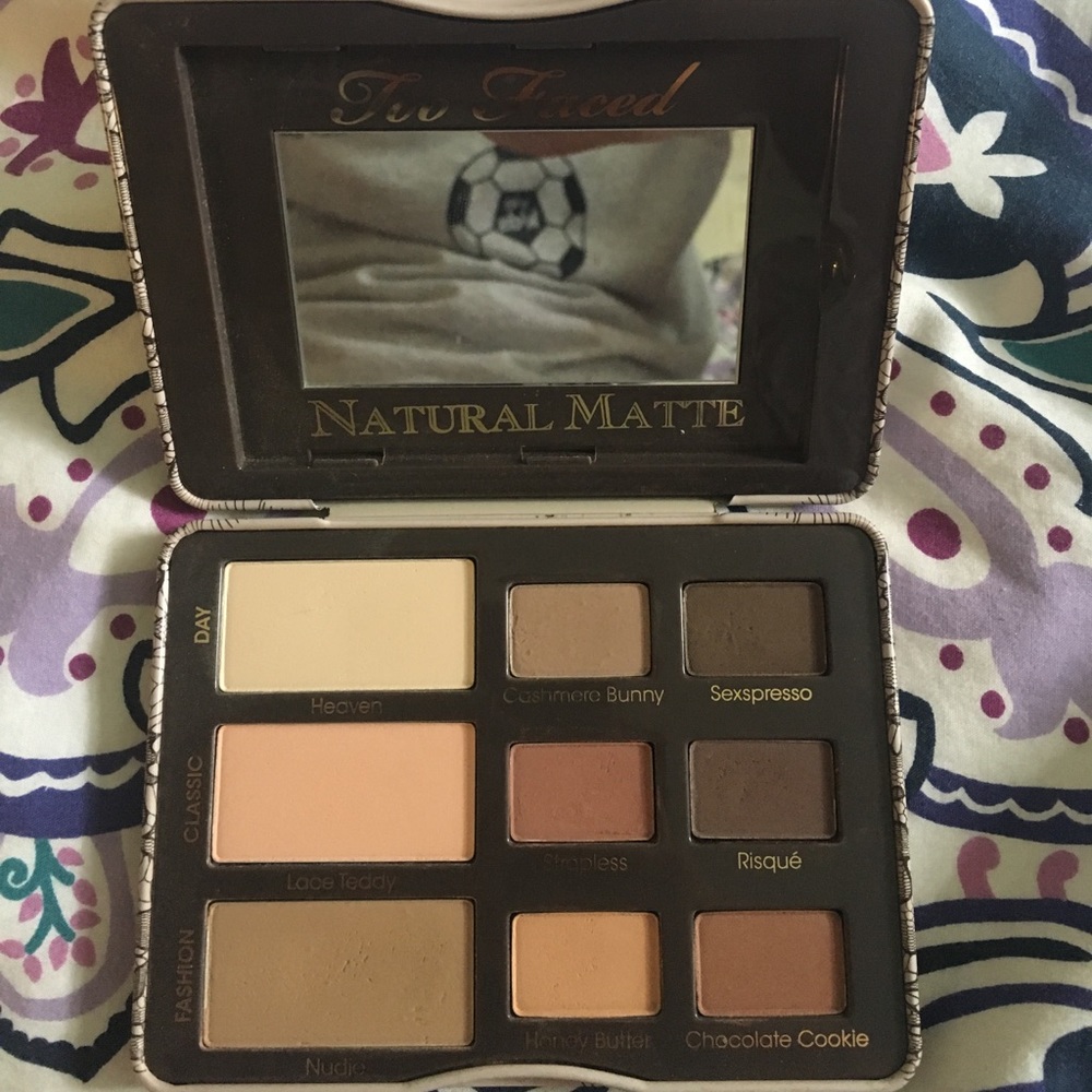 Authentic Too Faced Natural Matte Eye Palette