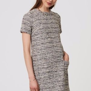 Ann Taylor Loft Petite Boucle Pocket Dress