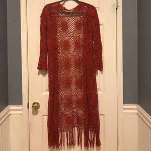 Forever 21 crouchet cardigan