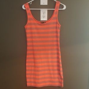 H&M Mini Dress/Long Shirt in Neon Orange