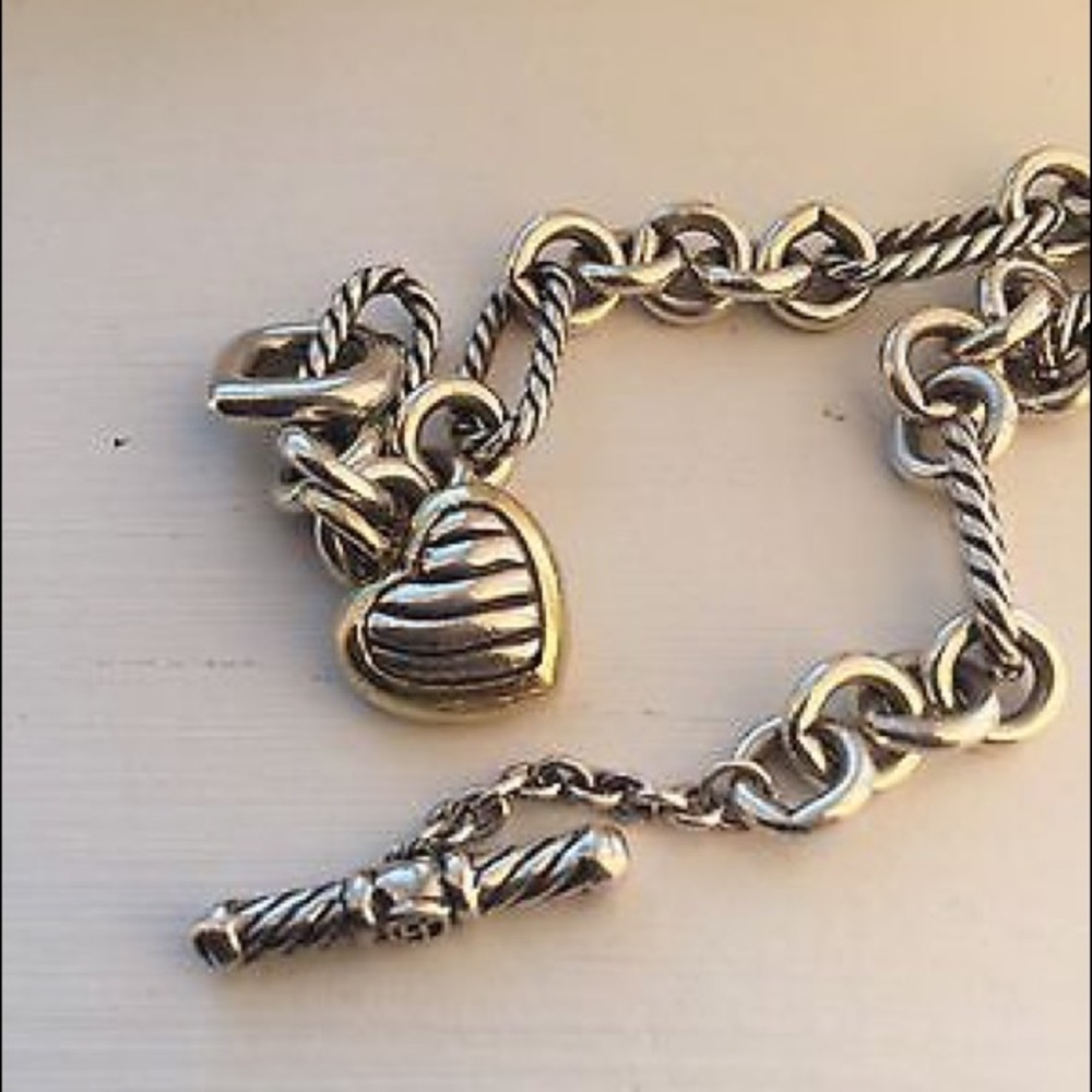 David Yurman Toggle Heart Bracelet
