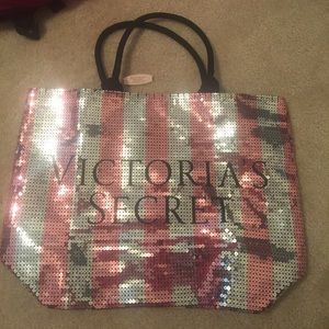 Victoria's Secret Sequin store Bag NWT
