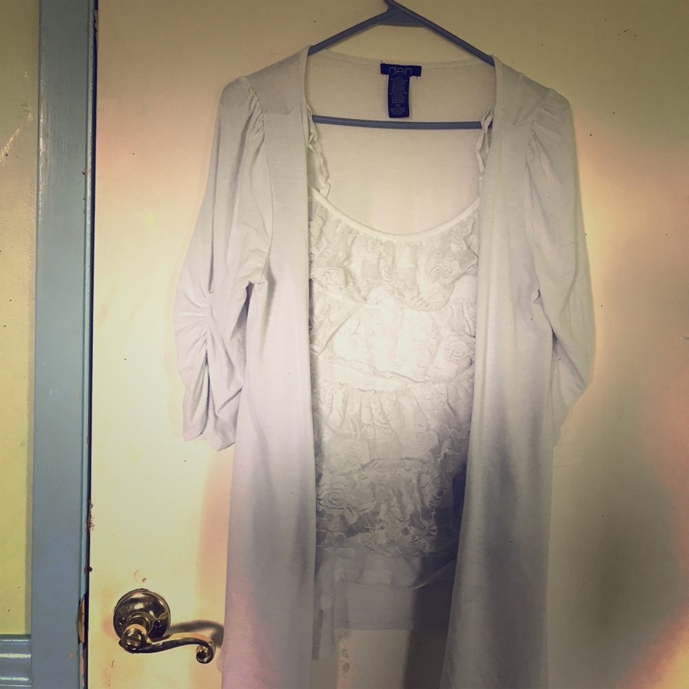 White, classy blouse!