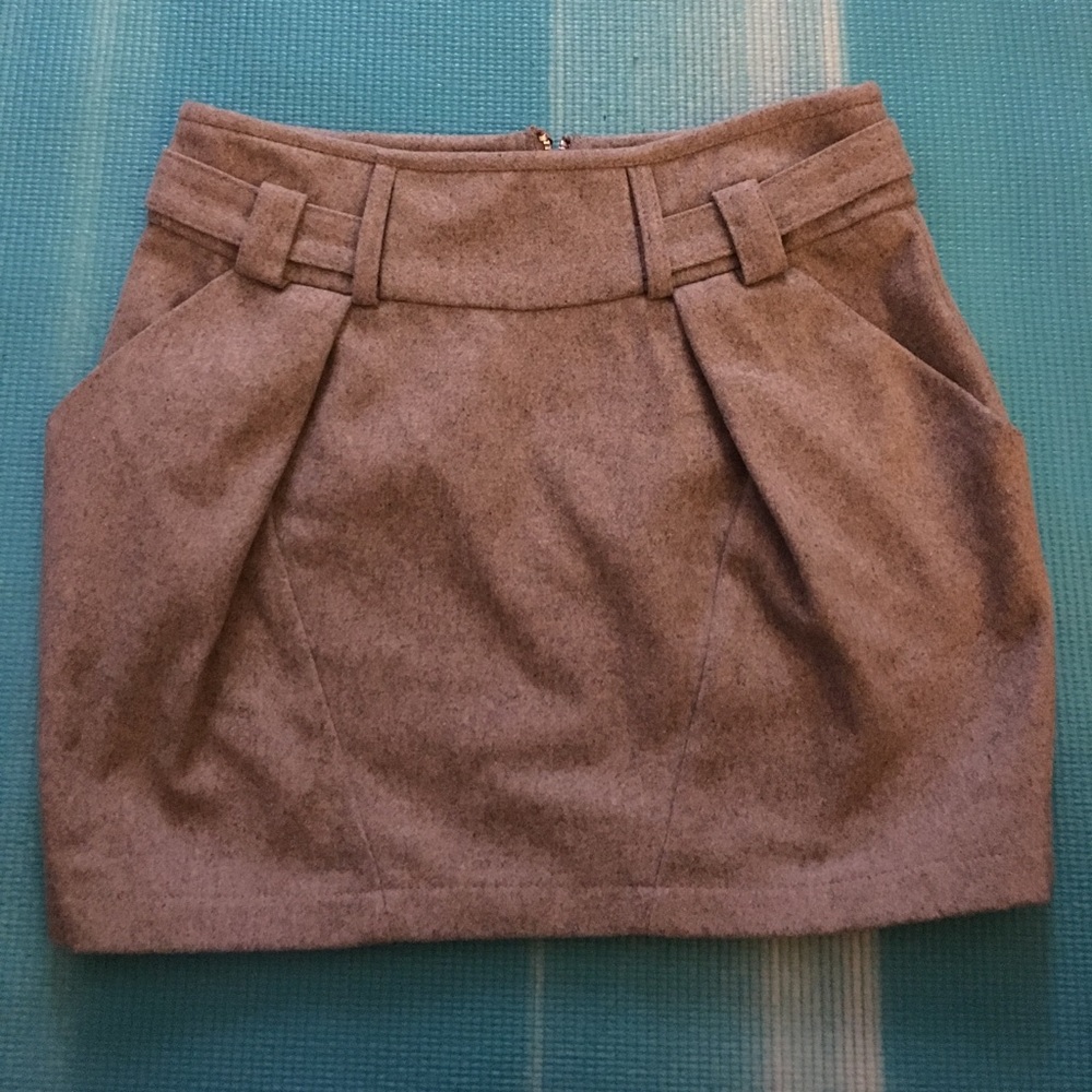 Gray Topshop Skirt