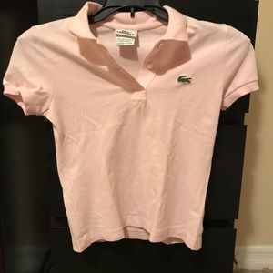 Authentic Lacoste shirt for girls .