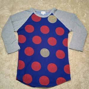 LuLaRoe Randy Baseball Style Tee
