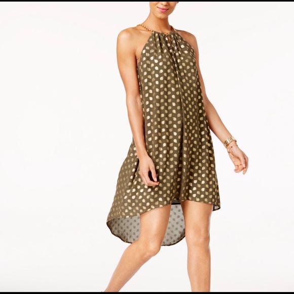 michael kors chain midi dress