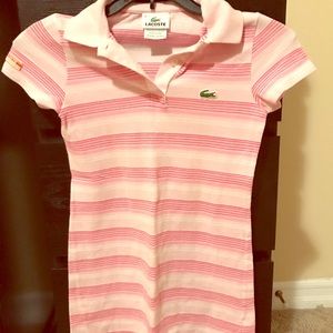 Authentic Lacoste sporty dress for girls