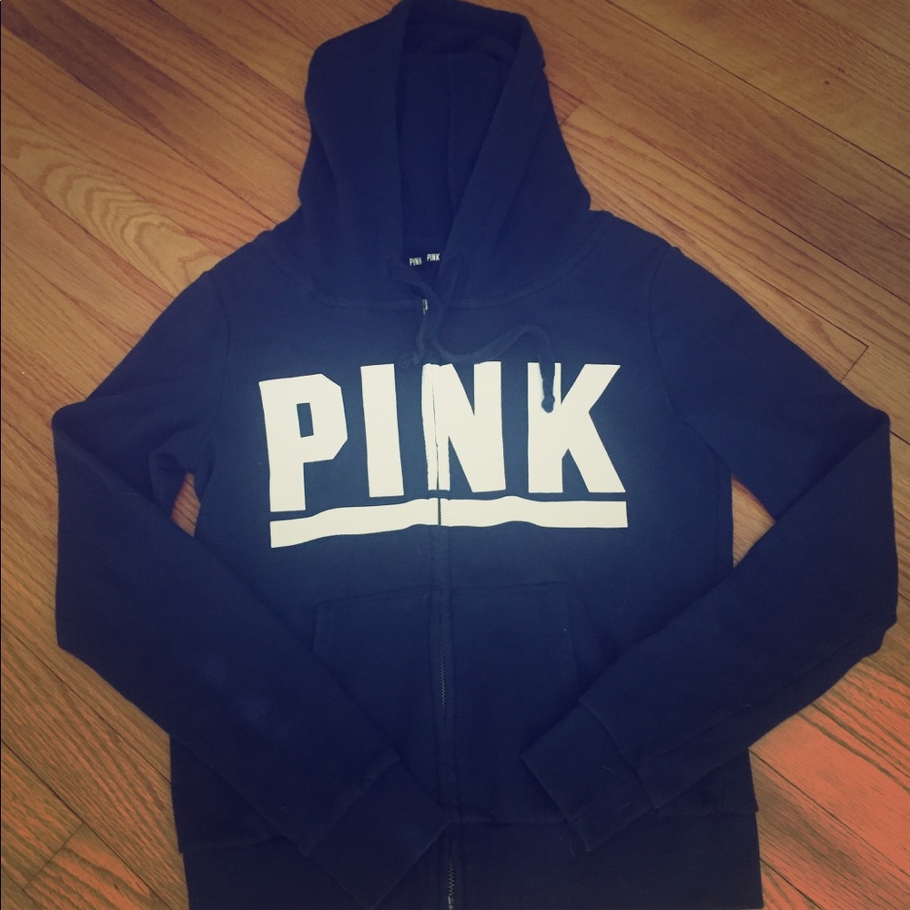 Victoria's Secret PINK full zip hoodie - Small