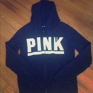 Victoria's Secret PINK full zip hoodie - Small