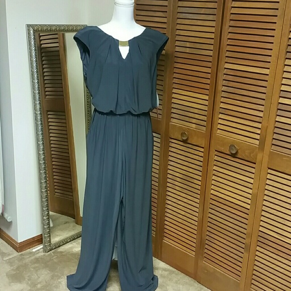dark gray jumpsuit