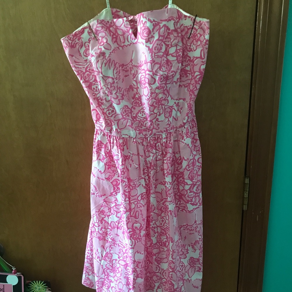 Lilly Pulitzer size 6 strapless dress