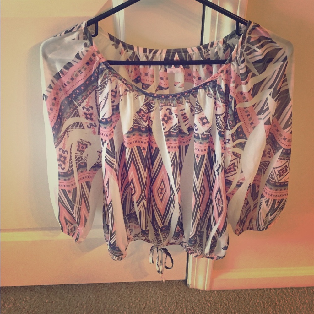 Aztec blouse