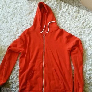 American Apparel Orange Hoodie