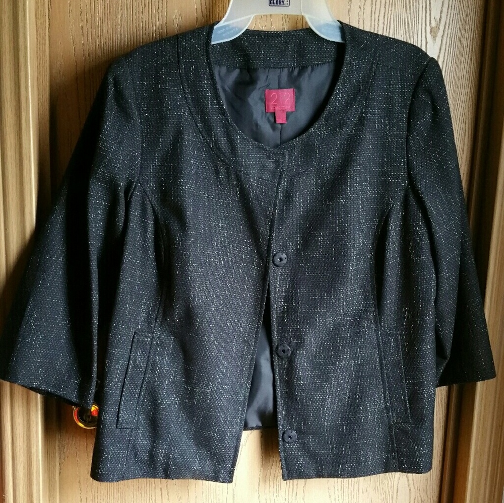 Black tweed blazer