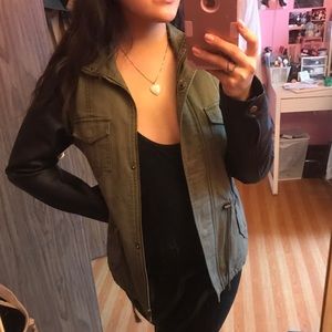 Black & Green Jacket