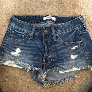 Hollister high waisted denim shorts