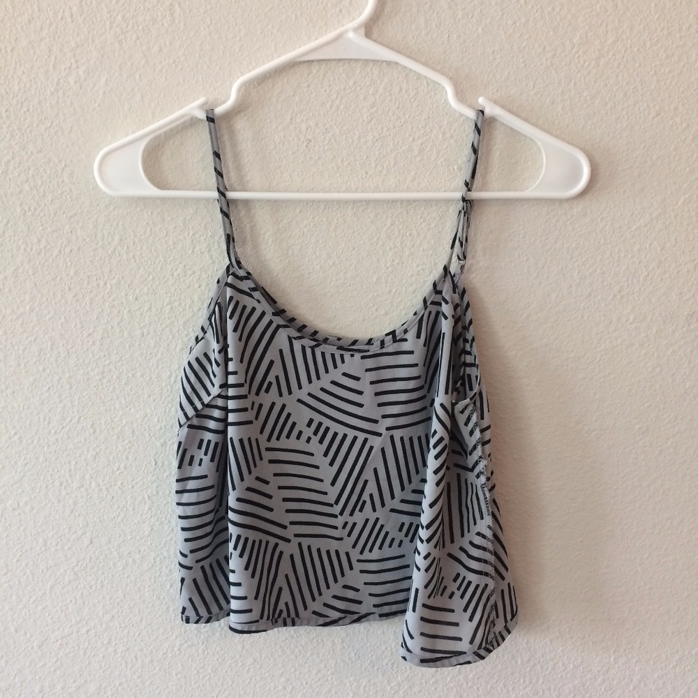 Forever 21 Striped Crop Top