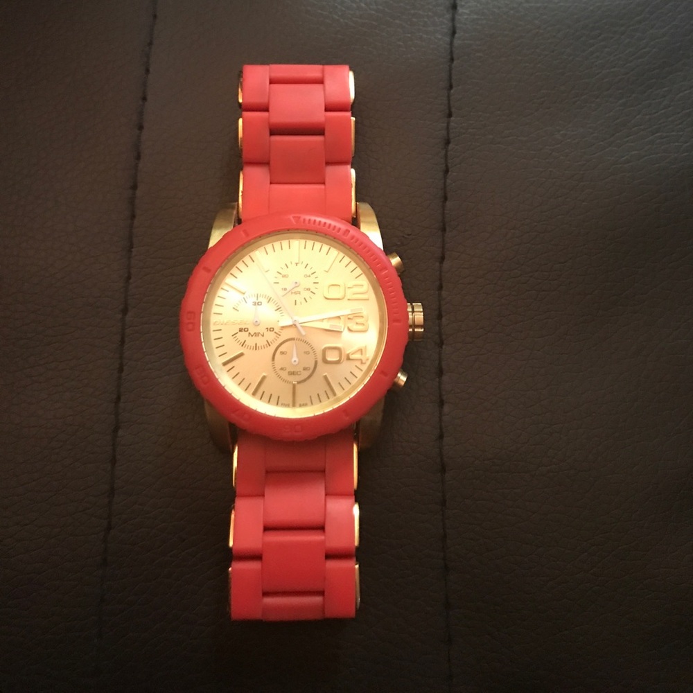 Peach Diesel Watch