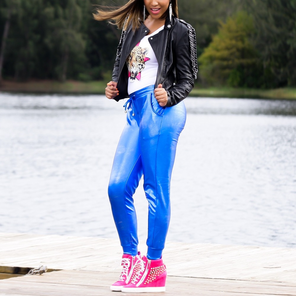 Blue Metal joggers