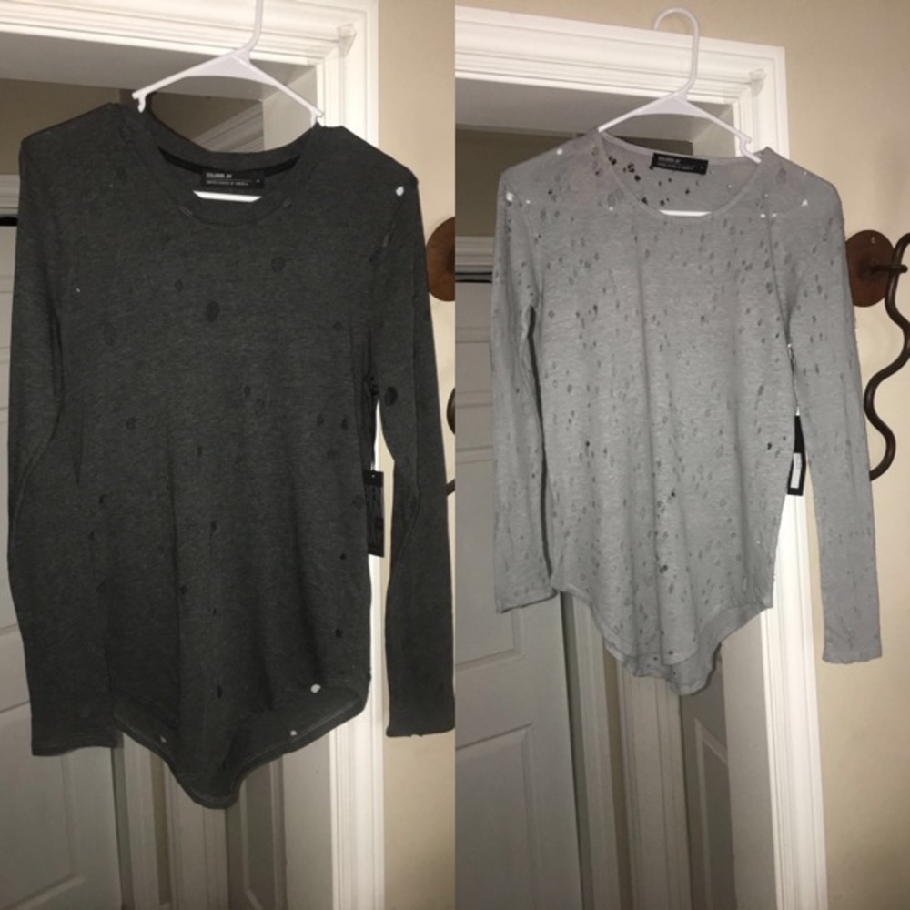 Distressed shirts