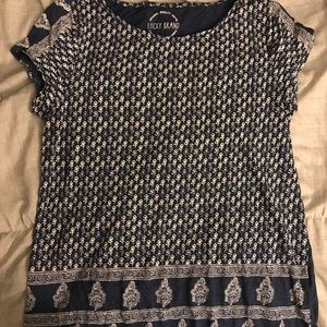 Lucky Brand Navy Tee Shirt