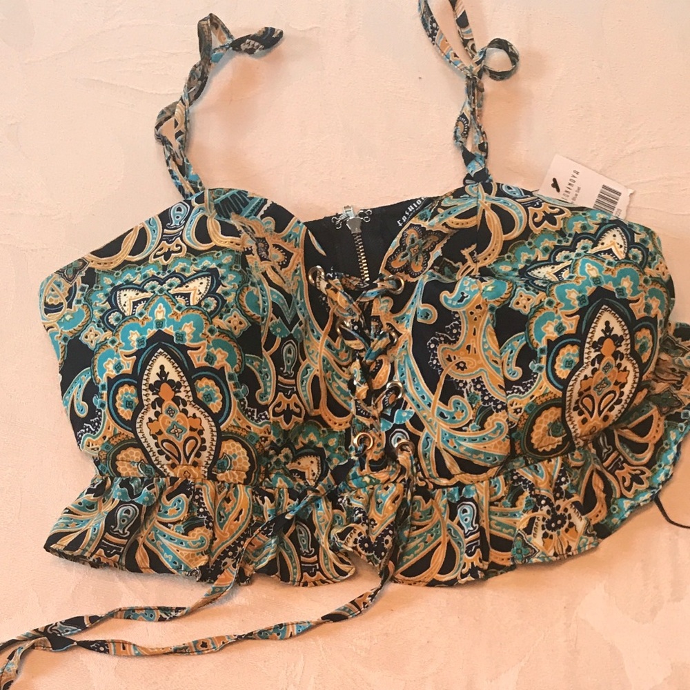 Two piece paisley set