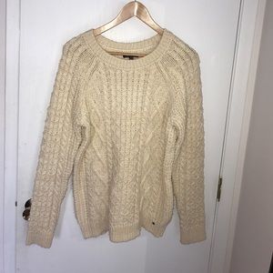 American Eagle cream sweater