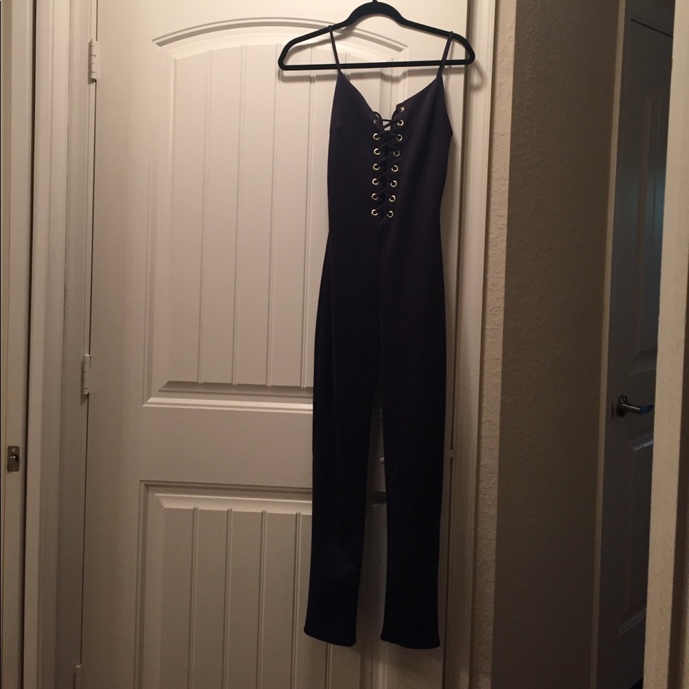 ✨70s Style Navy Blue Jump Suit ✨