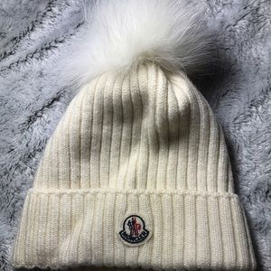 Moncler Beanie w/ pompom