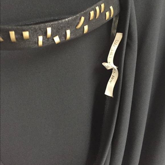 Rachel Roy low draped back black dress - Picture 3 of 3