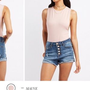 NWT Charlotte Russe Bodysuit Sz Small