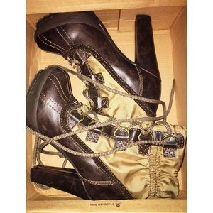 Army Style Boots with Heels!