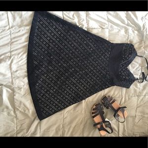 White House Black Market eyelet halter dress 👗!!