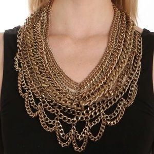 Bauble bar Courtney bib necklace.