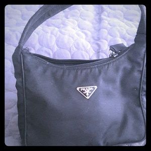 reduced by 20% !!!!!!!!!!Prada nylon small handbag