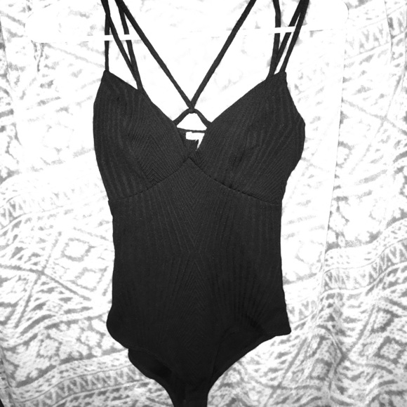 SOLD!!! FREE WITH ANY PURCHASE!- Strappy Bodysuit - Picture 1 of 3