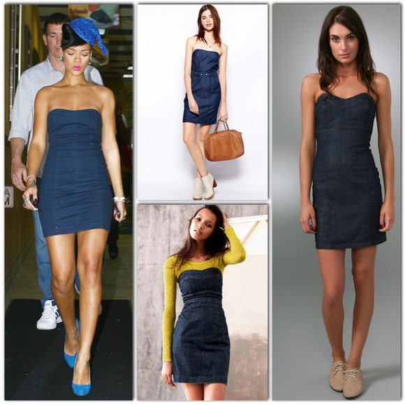 trina turk denim dress