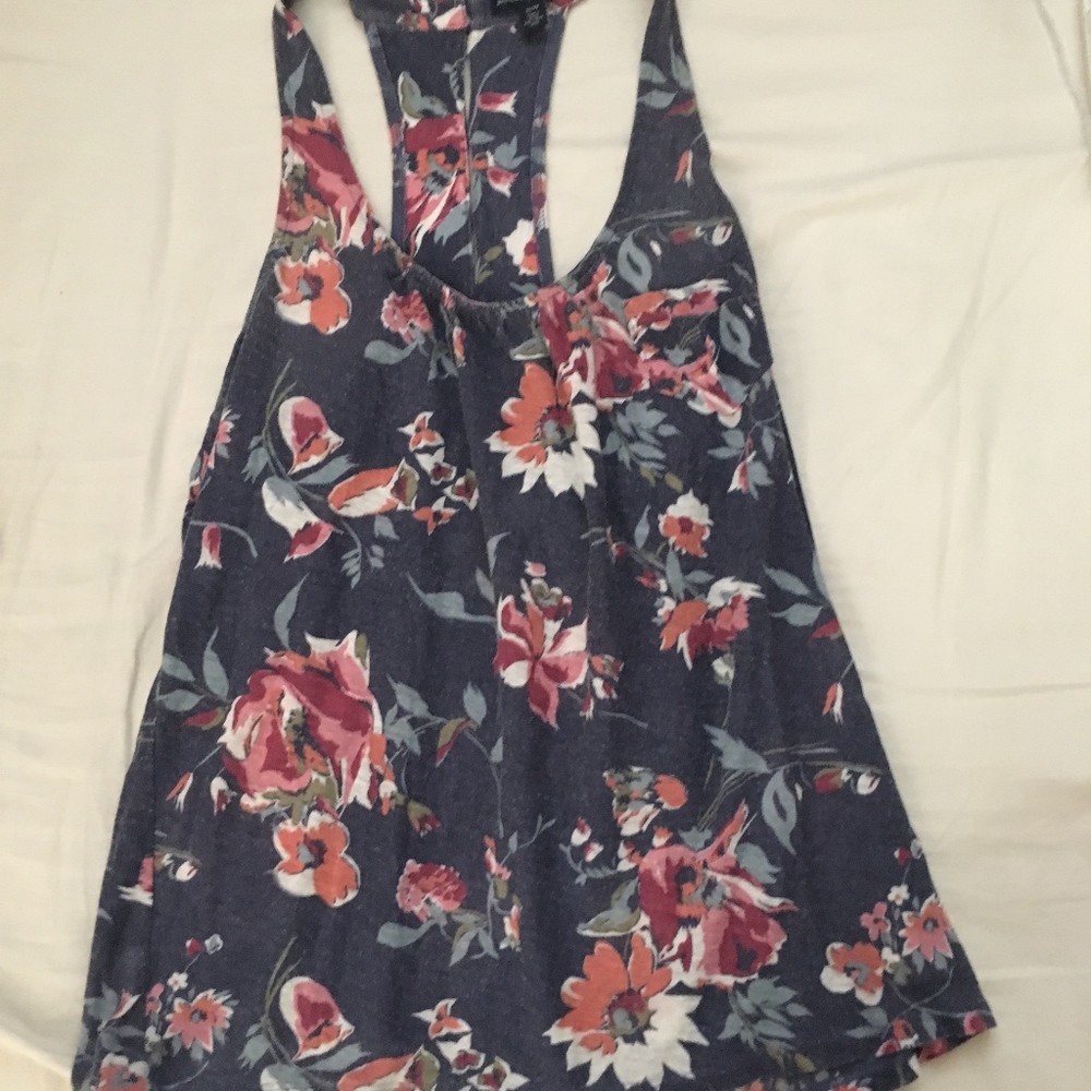 AE Floral Razerback Tank
