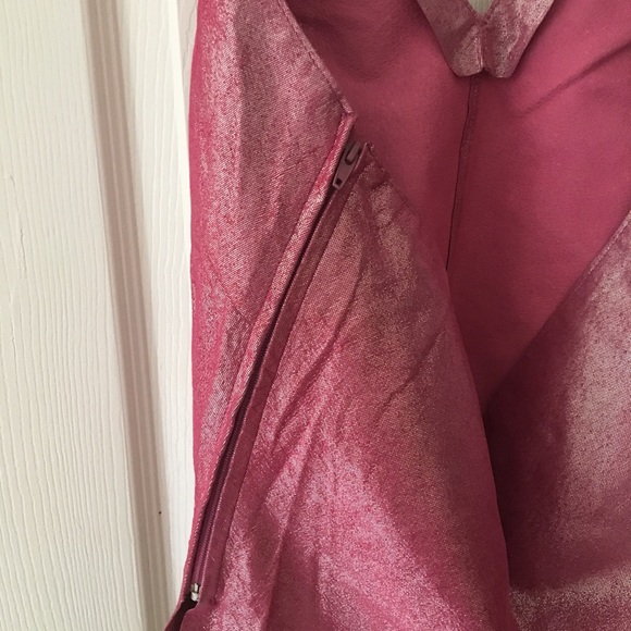 SOLD. Pink sparkly leather halter top - Picture 6 of 6