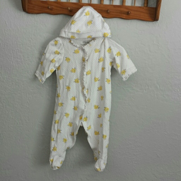 Little Me baby girl 6 months sleeper floral design - Picture 1 of 5