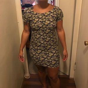 Floral mini dress