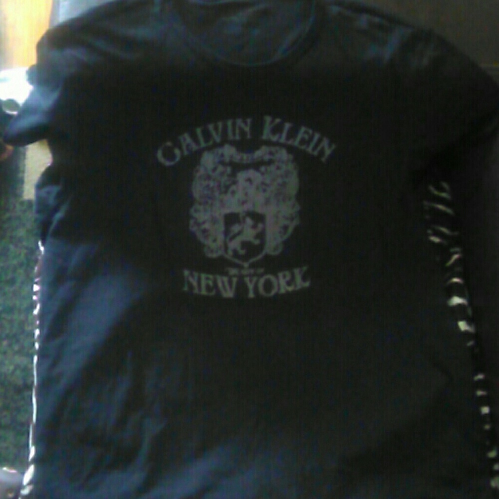 Calvin Klein t-shirt and shorts