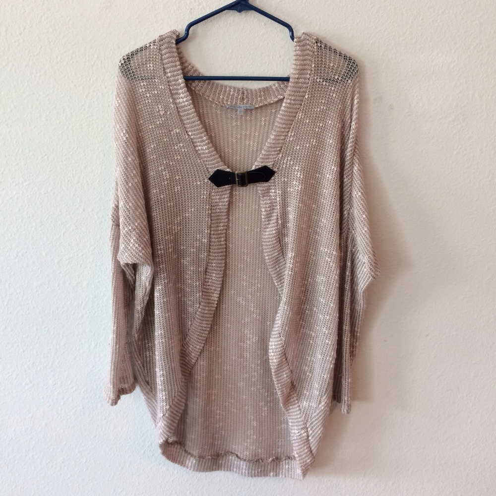 Charlotte Russe Buckled Cardigan