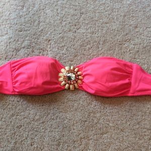 Pink Victoria's Secret Bandeau Bikini Top