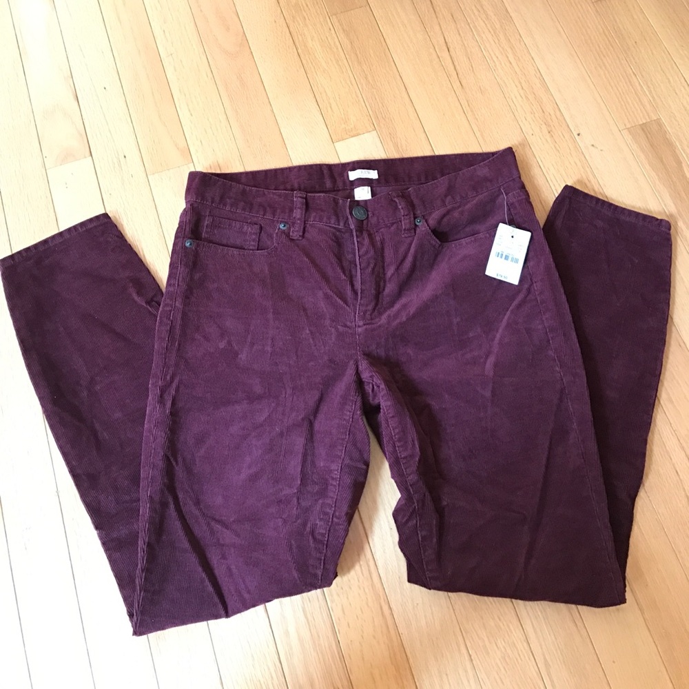 J Crew Corduroy Ankle Pants/Skinny