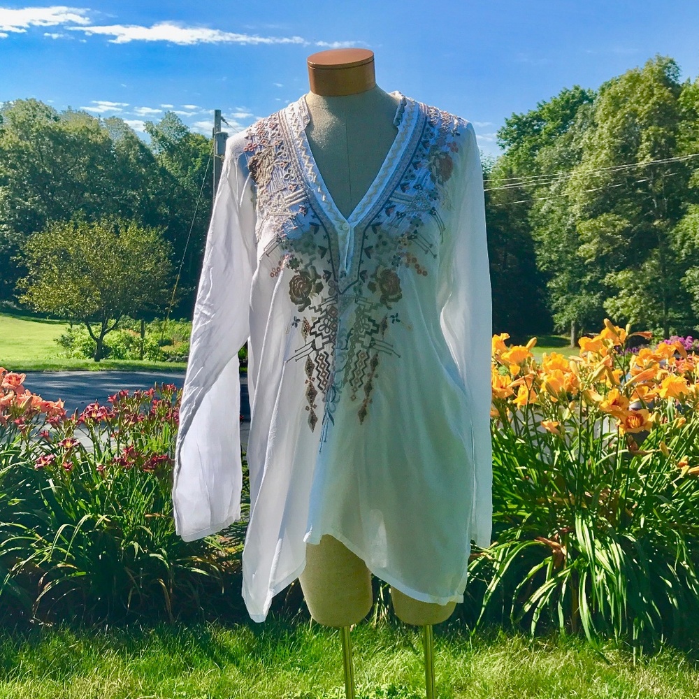 BRAND NEW Johnny Was Nunufar Blouse