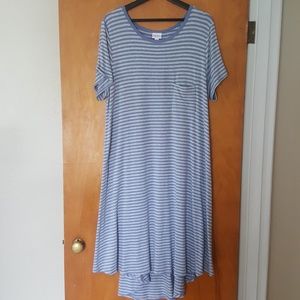 2x LuLaRoe Carly - Striped